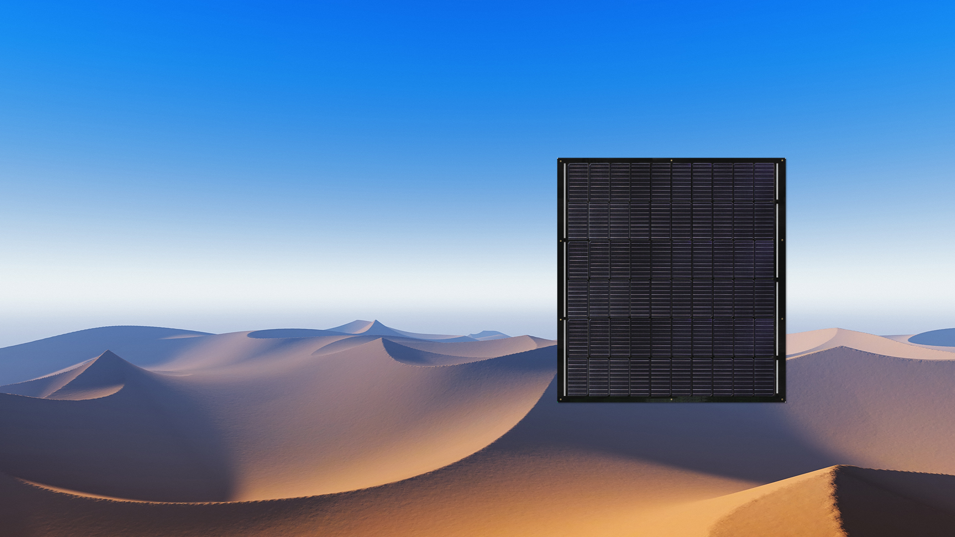 semi flexible solar module