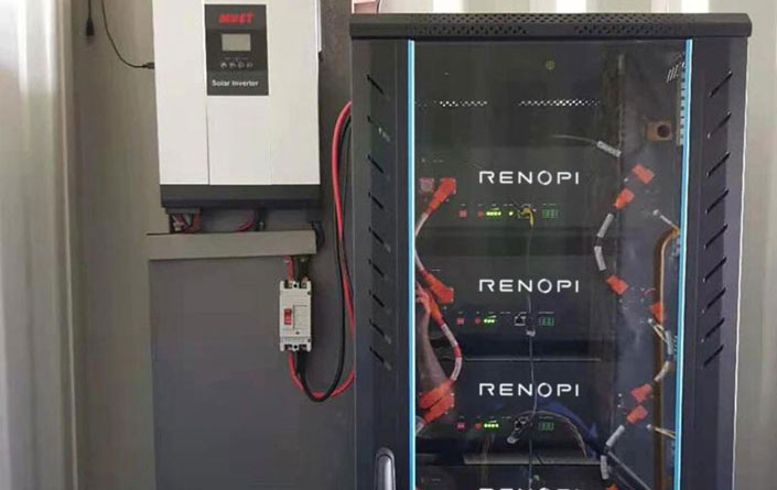 RENOPI 8kva Off Grid Inverter 50KWH Lifepo4 Battery System in Lebanon